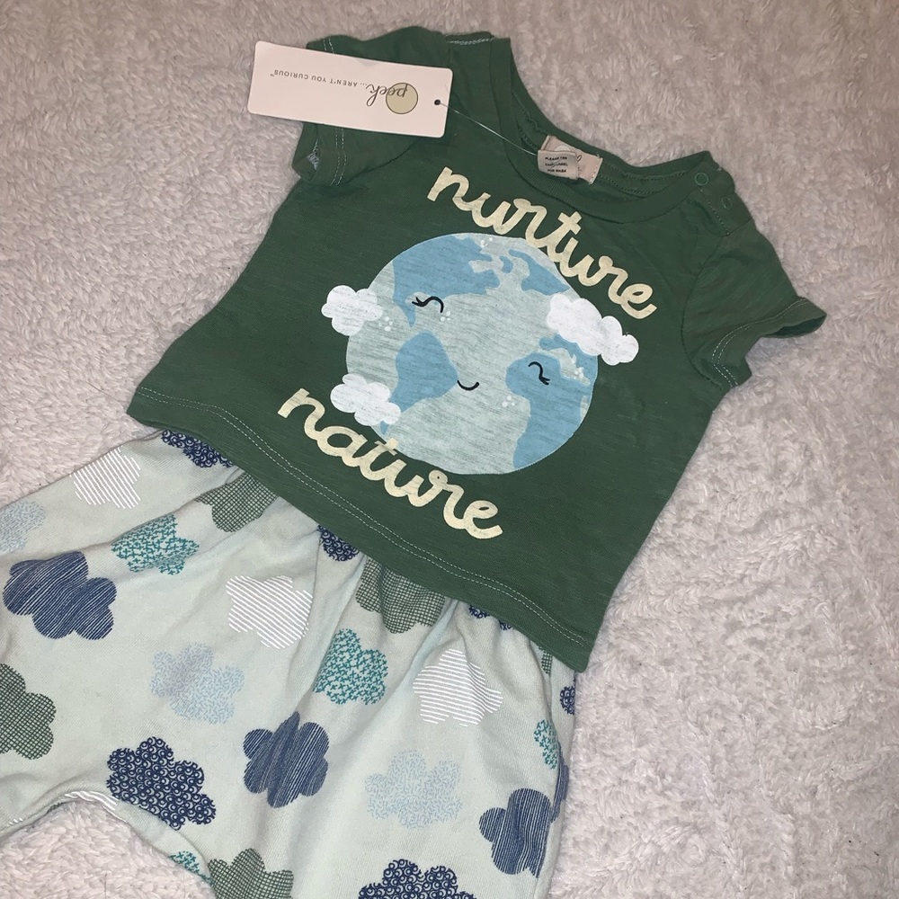 🌳 ☁️ Peek baby set 3-6 months, NWT ☁️ 🌳 - Picture 3 of 10